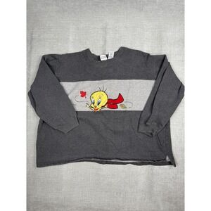 Looney Tunes Tweety Crewneck Womens 22/24W Graphic Sweater